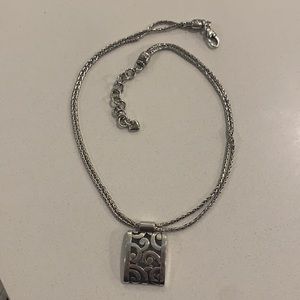 Brighton silver swirl pendant necklace